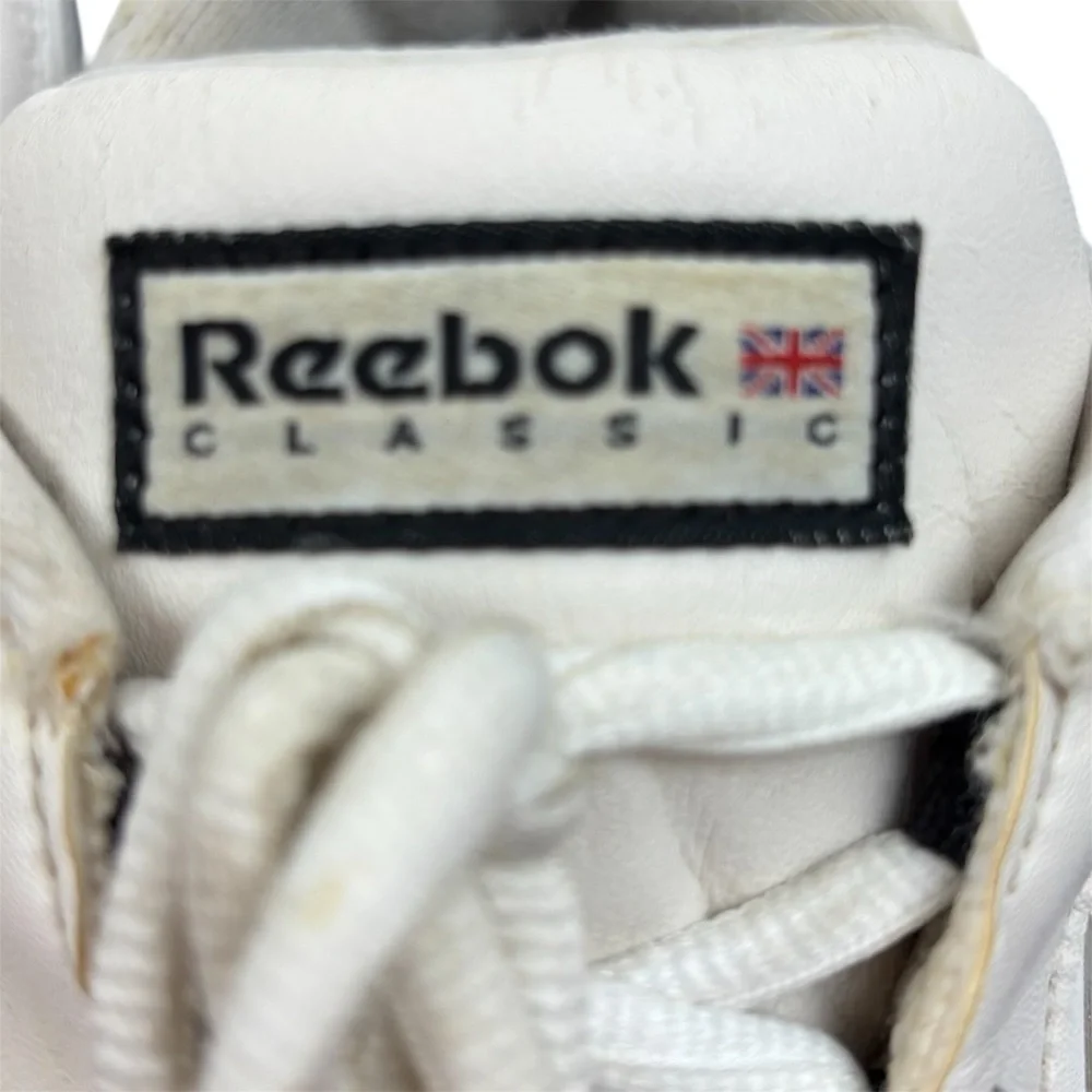 Vintage Reebok  Classic 412 Women's Leather Sneakers White Size 8